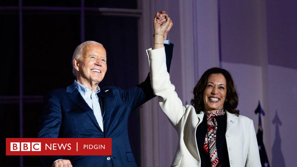 Joe Biden news today Kamala Harris endorsed by US president wey drop