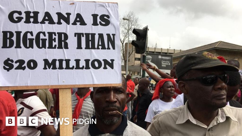 Ghana First Demo Thousands hit streets of Accra on top GhanaUS