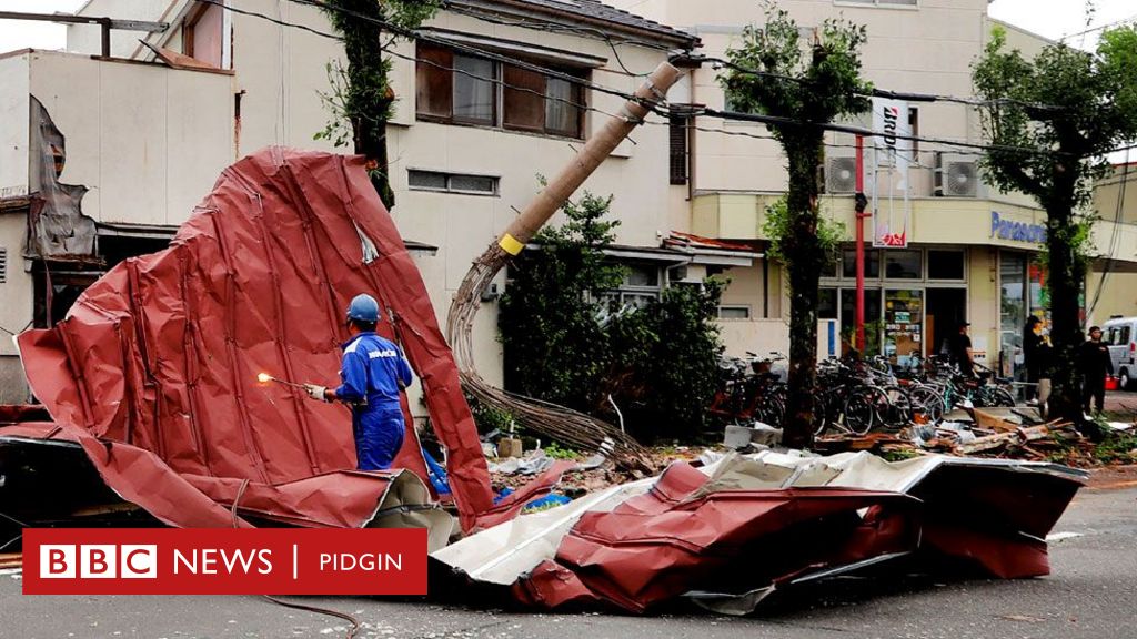 Typhoon Shanshan tracker: Four pipo die and several odas injure for Japan strongest Typhoons in decades – BBC News Pidgin