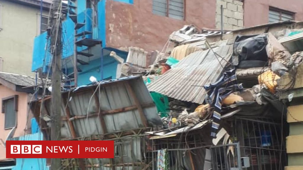 Lagos Building Collapse: Authorities don rescue two pipo wey trap ...