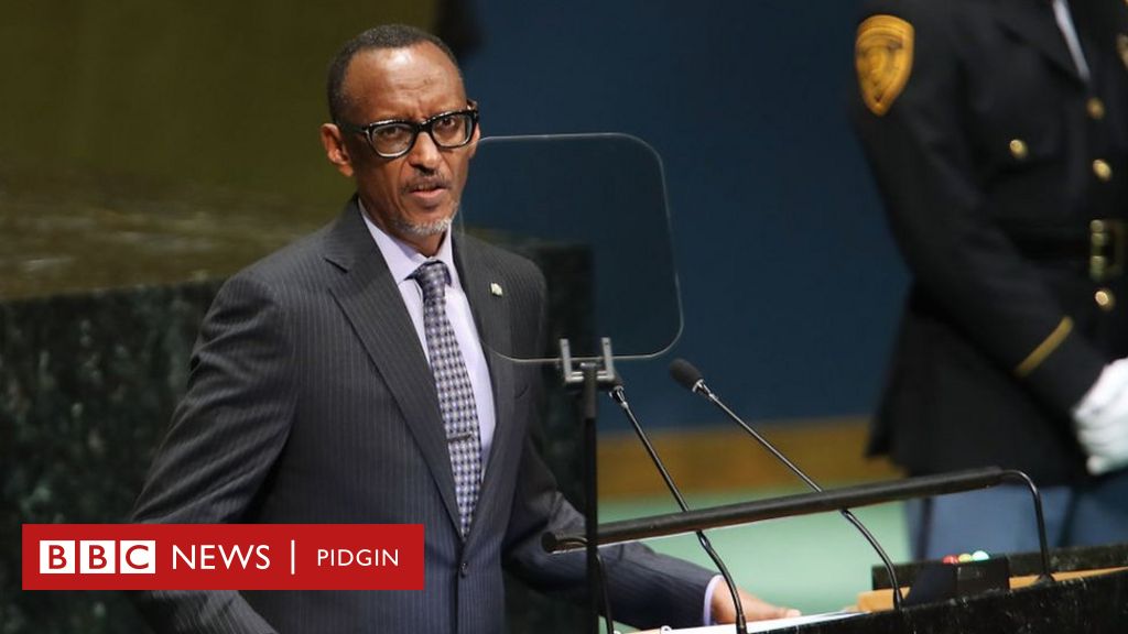 Paul Kagame: Oyibo get 'human right superiority complex' - BBC News Pidgin