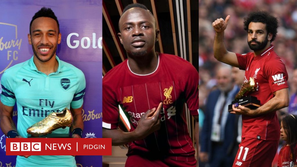 Premier League Top scorer: Aubameyang, Mane and win Golden Boot - BBC News