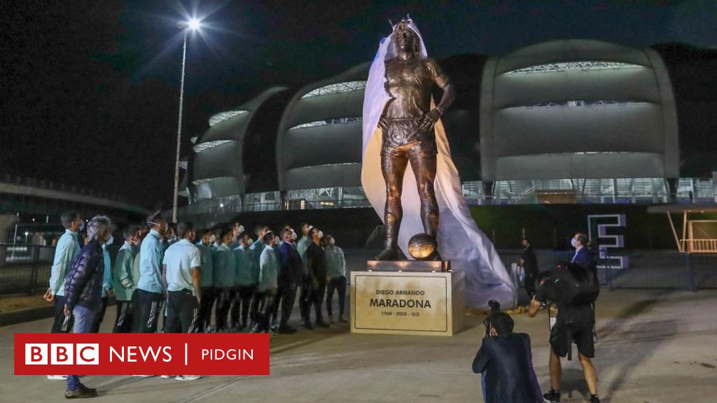 Maradona honoured by thousands in native Argentina amid clashes