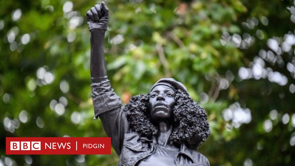 Jen Reid Statue Of Black Lives Matter Protester For Bristol Appear Wia 