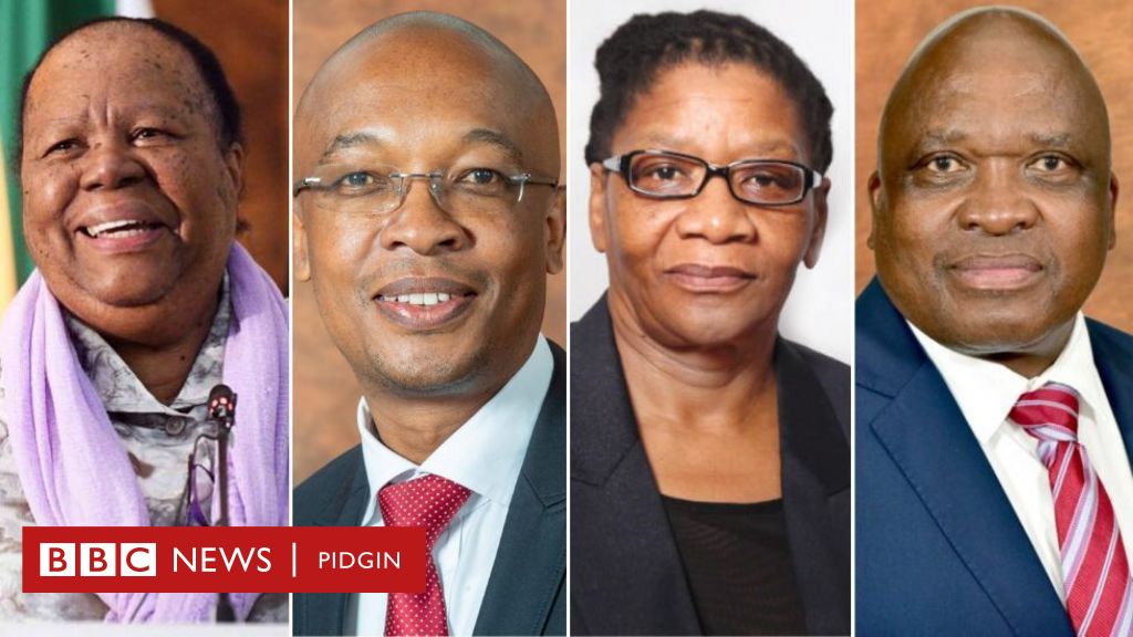 Cabinet of South Africa 2024: Cyril Ramaphosa cabinet drop Nelendi Pandor,  Patricia de Lille, Pemmy Majodina, Parks Tau, Joe Phaala - BBC News Pidgin