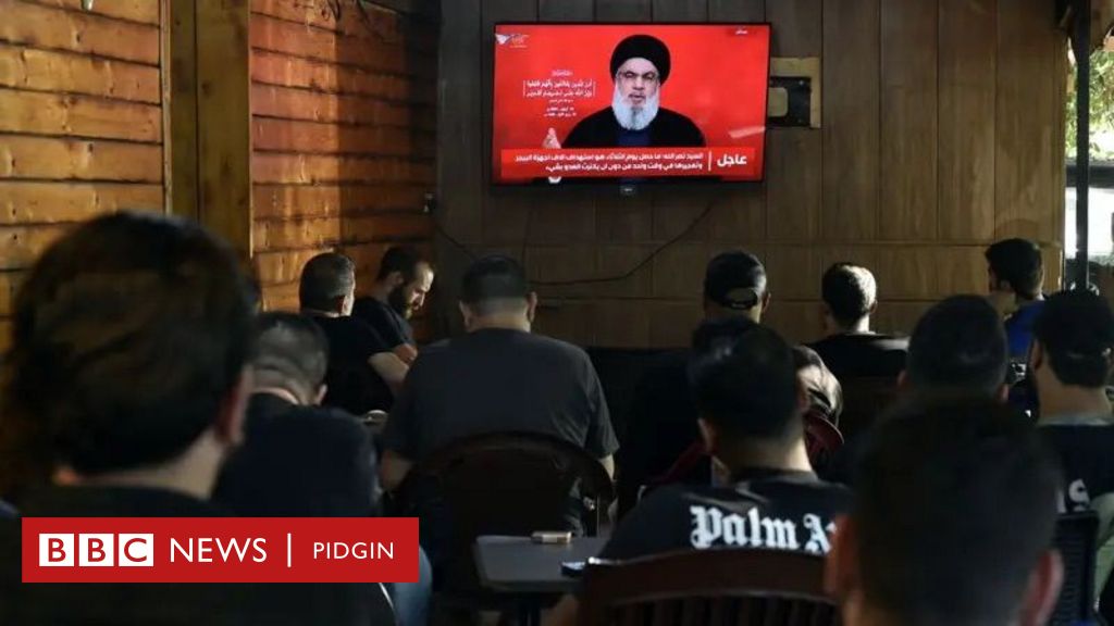 Israel strikes Lebanon: Hezbollah leader Hassan Nasrallah speech afta pager explosion – BBC News Pidgin