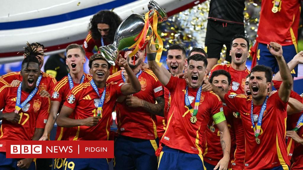 Spain vs England highlights: Mikel Oyarzabal & Nico Williams goals lead Spain to Euro 2024 title – BBC News Pidgin
