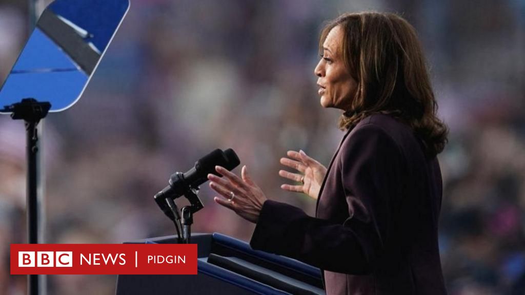 Kamala Harris concession video: Harris call Donald Trump to concede defeat for US election – BBC News Pidgin