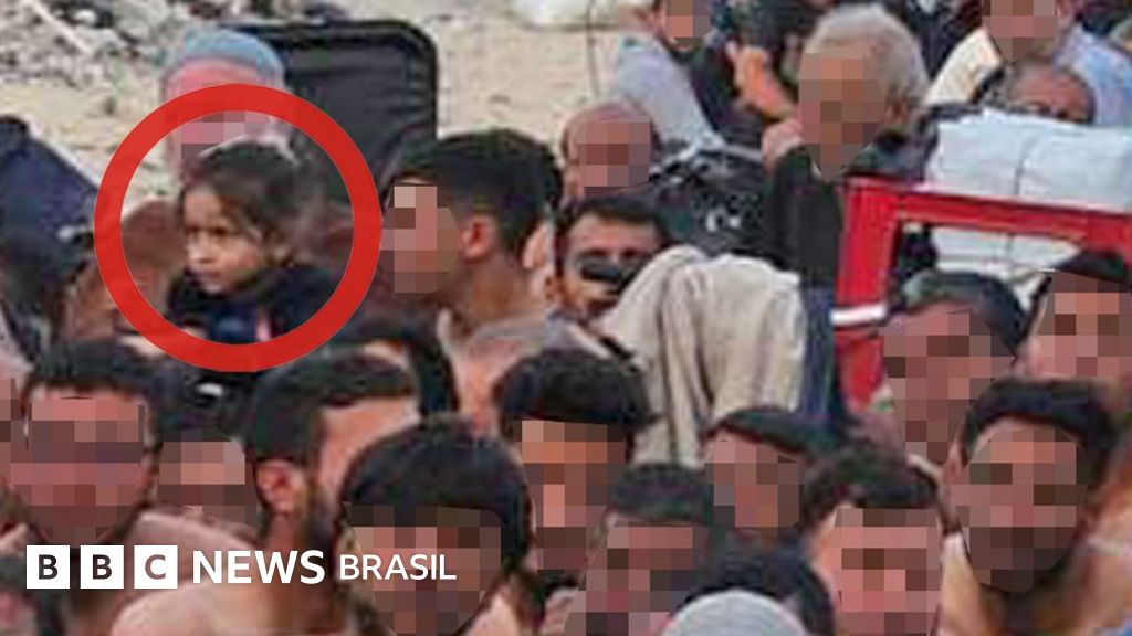 Onde foi parar menina fotografada em meio a dezenas de homens detidos em Gaza