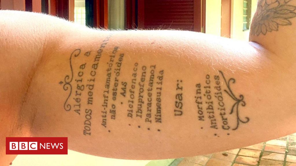 Tatuagens podem alterar a transpiração e os níveis de sódio do corpo, diz  estudo