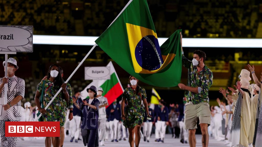 Olimpíada de Tóquio 2020: as imagens da abertura dos Jogos - BBC News Brasil