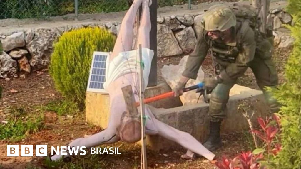 A revolta com soldado de Israel que vandalizou estátua de Jesus no Líbano