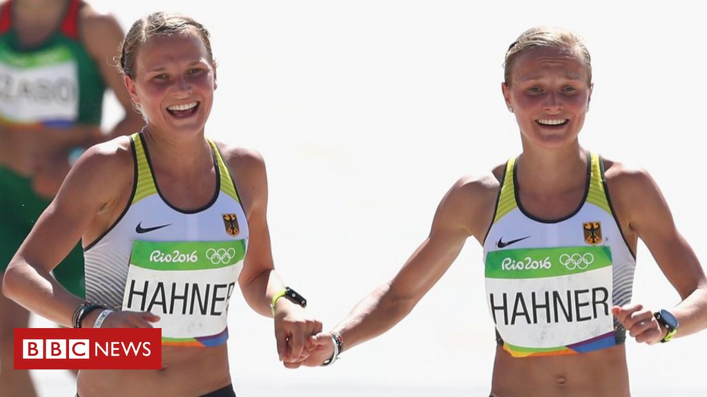 Warum die deutschen Zwillinge, die Hand in Hand zum Marathon kamen, in der Sportwelt für Kontroversen sorgten