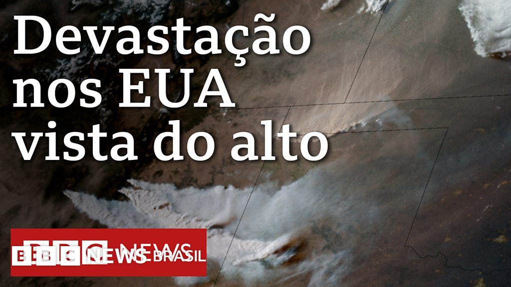 Fumaça de incêndio avança a 96 km/h e é vista do espaço