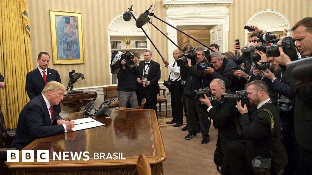 Por Que A Primeira Batalha De Trump Como Presidente é Contra A Imprensa