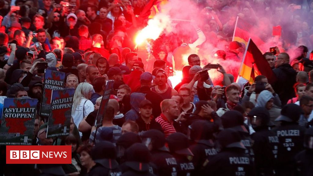 Die deutsche Stadt, die zum Zentrum der Kämpfe zwischen Neonazis und linken Demonstranten wurde