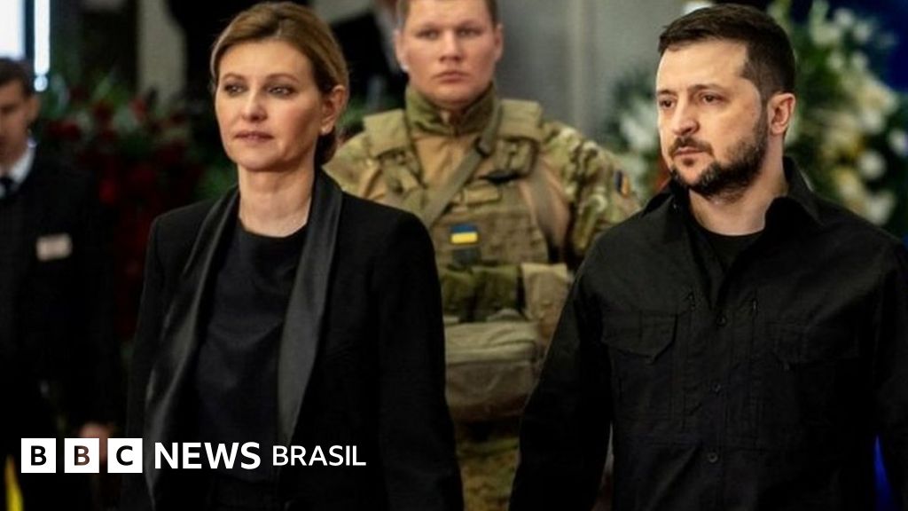 A primeira-dama da Ucrânia em rara entrevista: ‘Nem a guerra tira meu marido de mim’