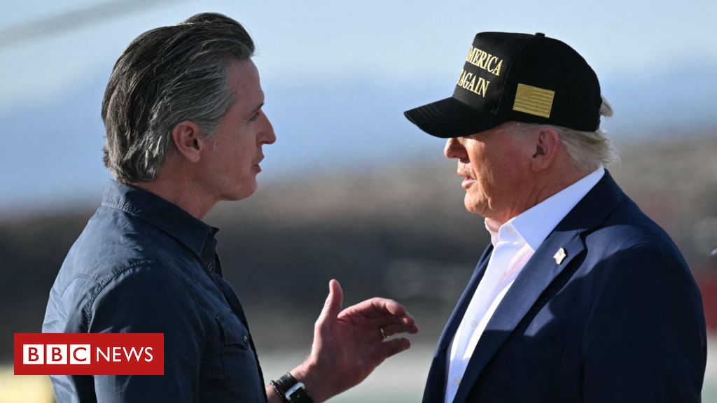 A perigosa 'guerra' entre Trump e o governador da Califórnia em meio aos protestos em Los Angeles
