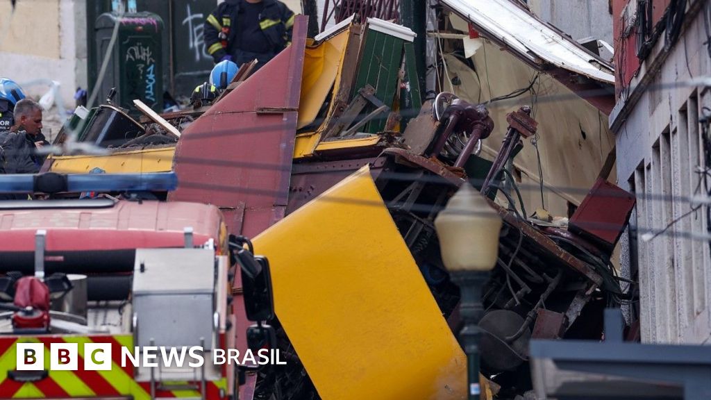 As imagens de como ficou o elevador após o acidente em Lisboa