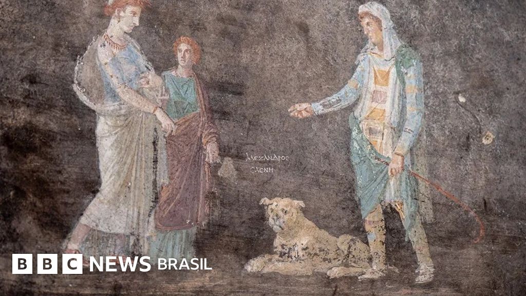As incríveis novas pinturas de 2 milênios encontradas em Pompeia