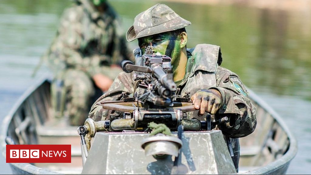 Militares dos EUA participam de treinamento de guerra no Brasil