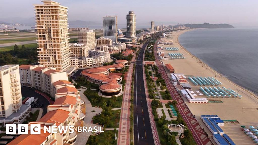 O resort de praia que é aposta de Kim Jong-un para estimular turismo na Coreia do Norte