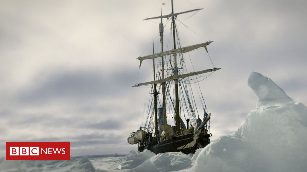 As incríveis imagens do lendário navio naufragado de Shackleton, que afundou em 1915 na Antártida