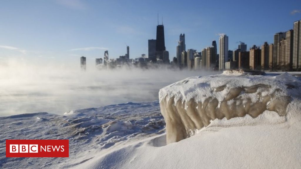 Porque é tão frio em Chicago?