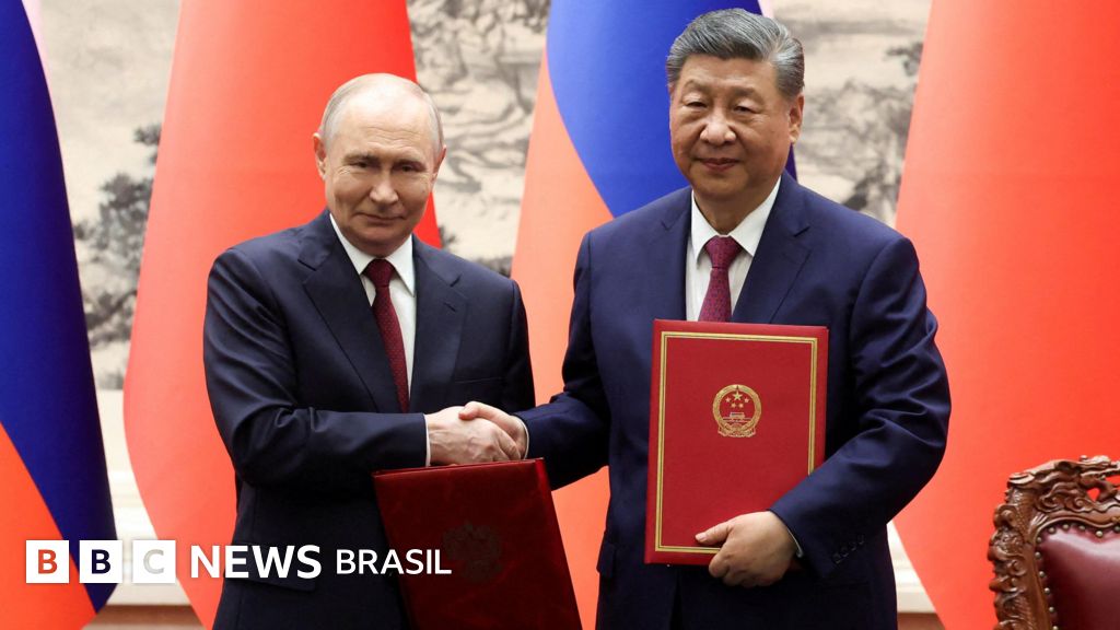 O que Vladimir Putin e Xi Jinping discutiram na visita do presidente russo a Pequim uma semana após viagem de Trump à China