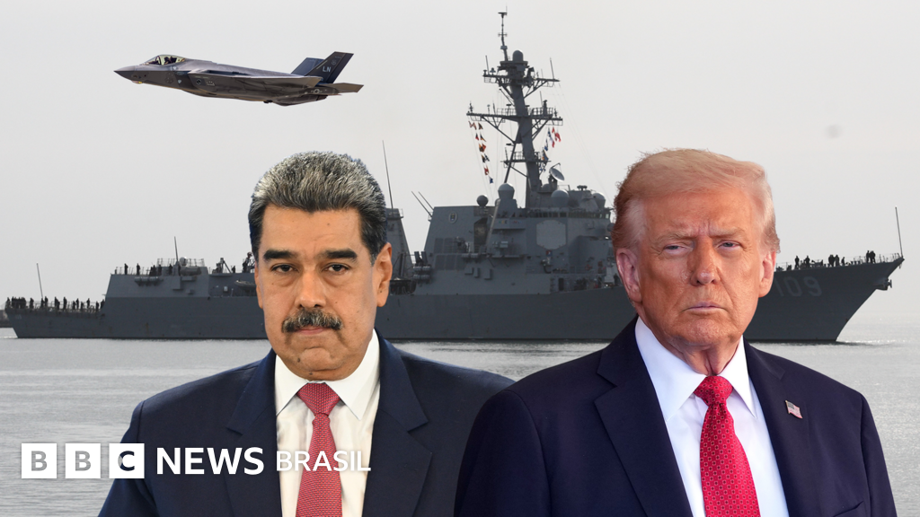 Navios de guerra, caças e a CIA: qual é o objetivo final de Trump na Venezuela?