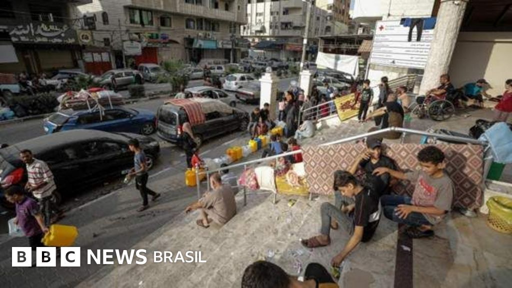 Combates entre Israel e o Hamas se aproximam de hospital; milhares de palestinos fogem para o sul