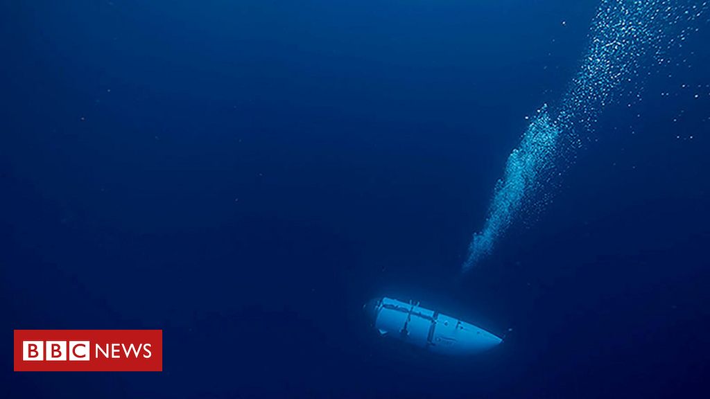 Sons de 'batidas' detectados em operação de busca renovam esperança por submarino desaparecido em expedição ao Titanic
