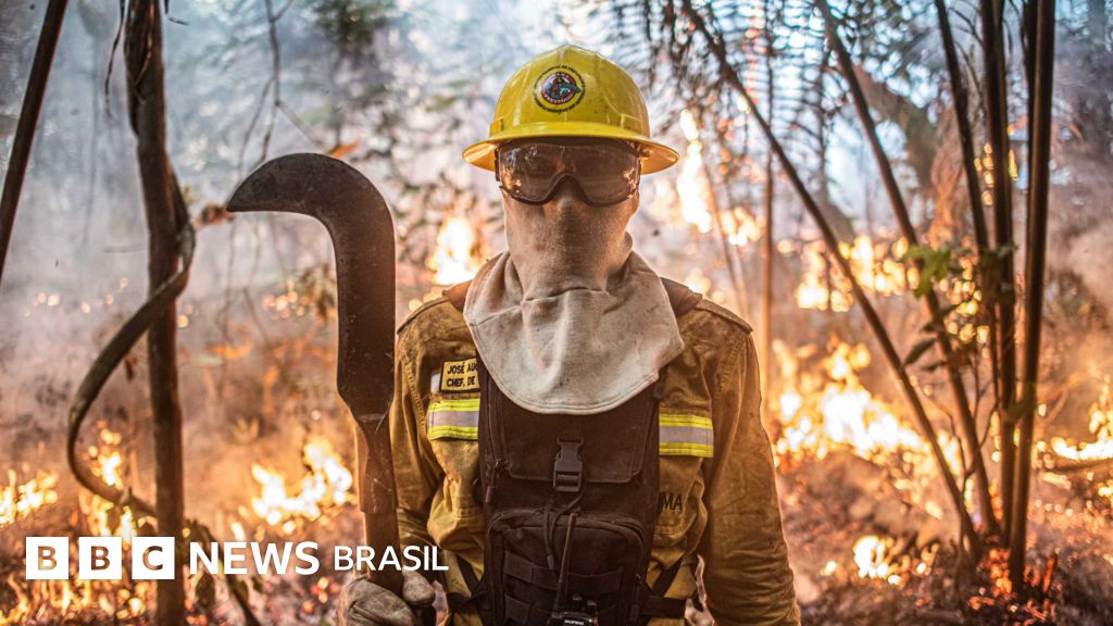 O drama dos brigadistas na maior temporada de fogo em 14 anos: 'Nossa vida não vale nada'
