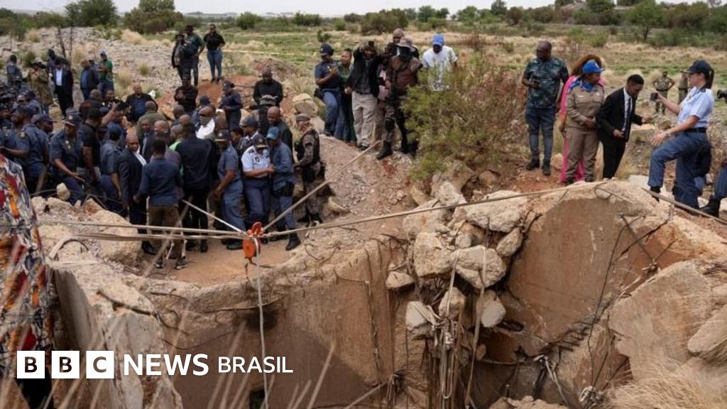 A mineração controlada por gangues na África do Sul: 'A vida debaixo da terra é cruel'
