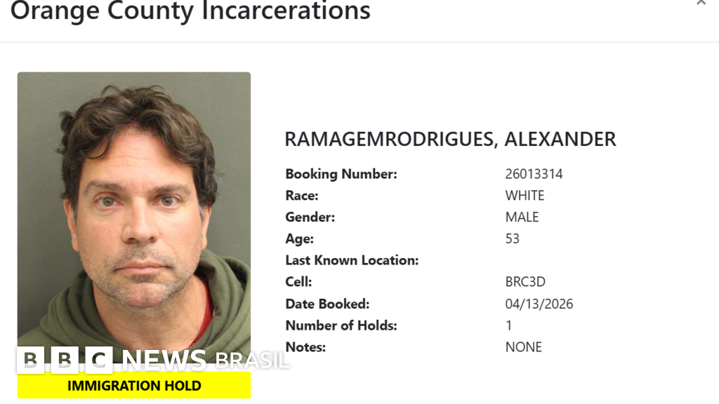 Autoridades dos EUA divulgam foto de Alexandre Ramagem sob custódia do ICE