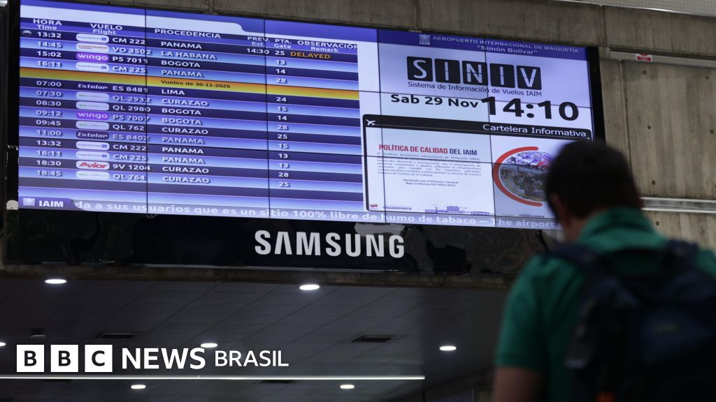 A situação dos voos na Venezuela após anúncios de Trump sobre o fechamento do espaço aéreo do país