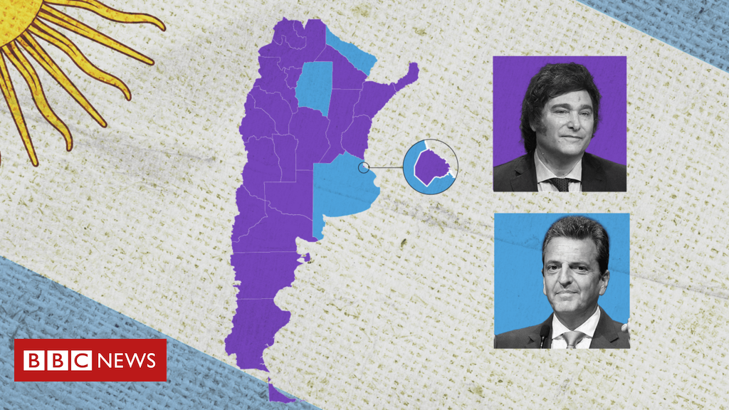 O mapa que mostra a contundente vitória de Milei na Argentina