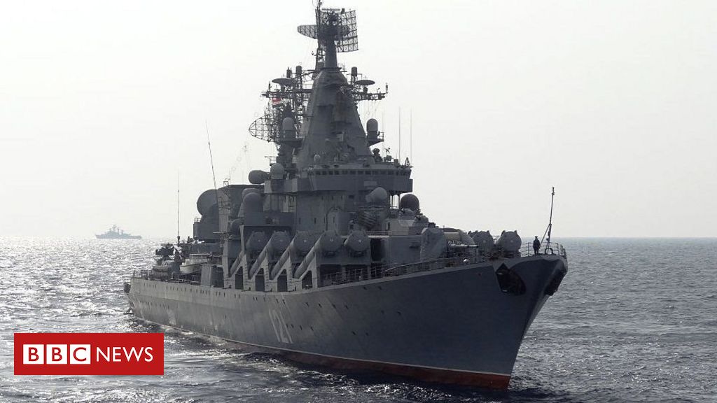 Guerra na Ucrânia como era o poderoso navio russo que afundou no Mar