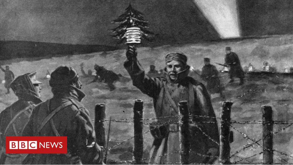 O 'milagre' em que alemães e britânicos saíram das trincheiras para cantar  juntos em plena guerra - BBC News Brasil