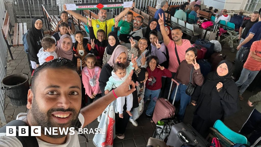 Brasileiros deixam Gaza e aguardam no Egito voo de repatriação