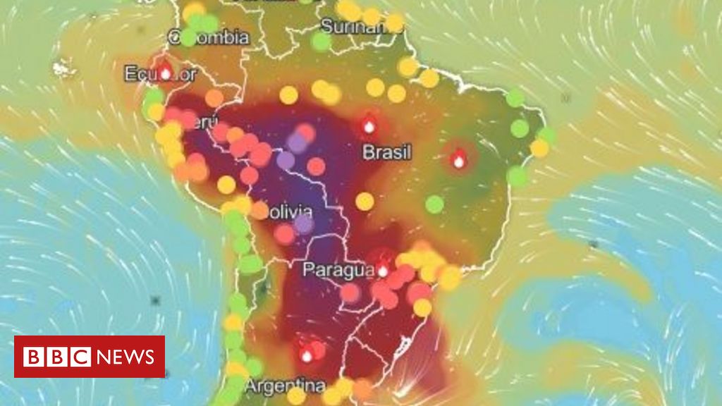 Fumaça e alerta vermelho de calor: veja onde qualidade do ar é pior no Brasil