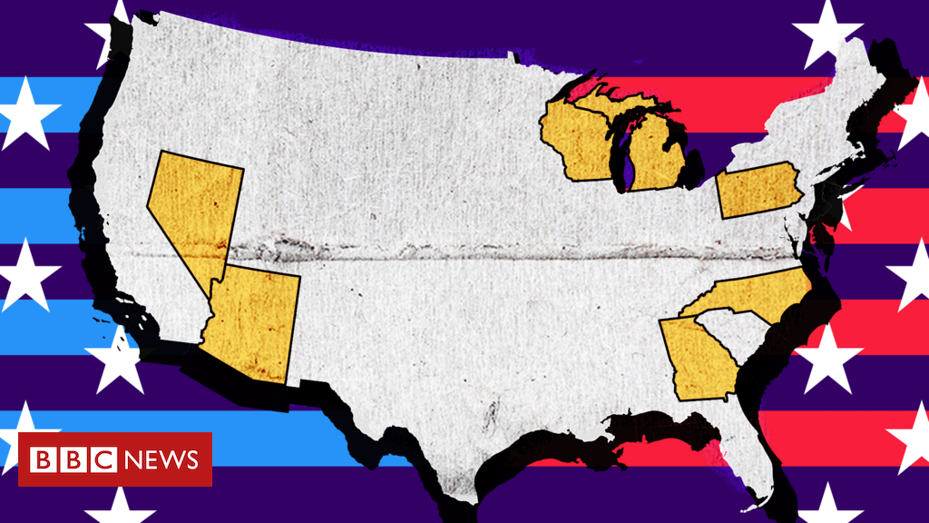 Os 7 Estados que podem decidir eleição nos EUA