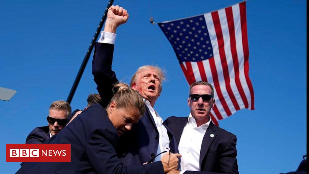 Por que foto de Trump ensanguentado e com bandeira dos EUA é tão poderosa
