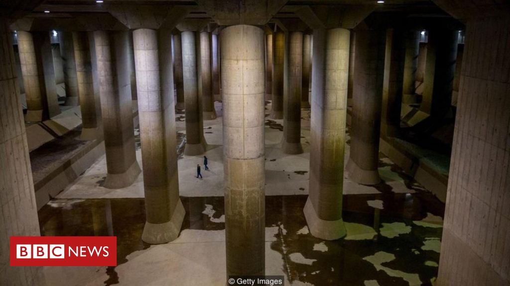 東京を水害から守る巨大な地下「大聖堂」