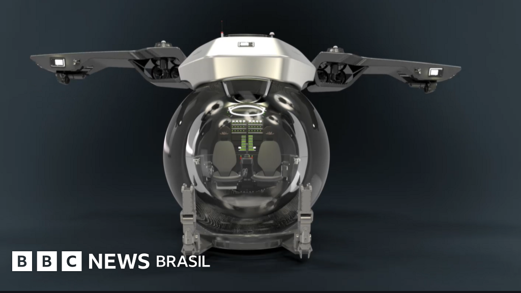 O plano de bilionário americano para fazer viagens de submarino a destroços do Titanic