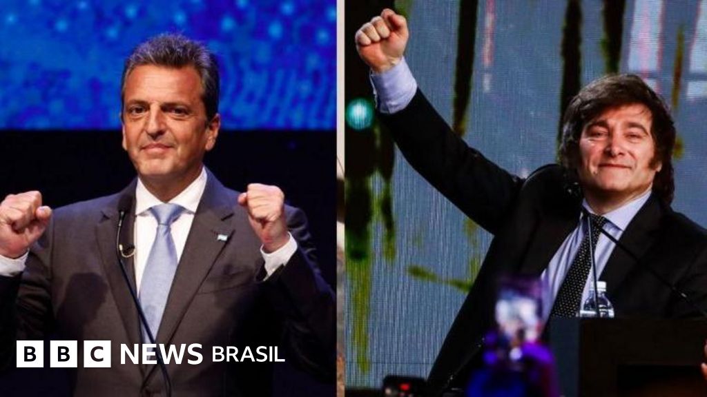 Eleição na Argentina: em 'corrida das surpresas', peronista Massa e ultraliberal Milei irão para 2° turno