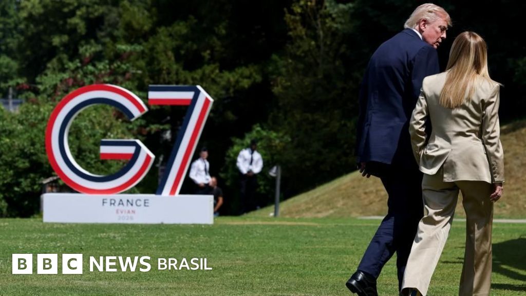 A troca de farpas entre Trump e Meloni por foto no G7: 'Nem eu nem a Itália imploramos nada. Trump inventou'