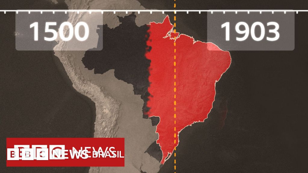 Seis mapas que mostram como Brasil mudou até a forma atual