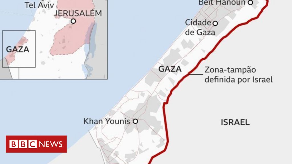 Saiba onde fica Gaza e a distância até o ponto de saída