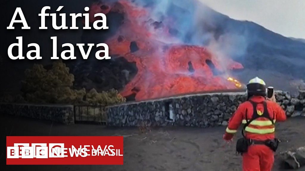 Vulcão em erupção nas Canárias: fábricas são varridas pelo rio de lava